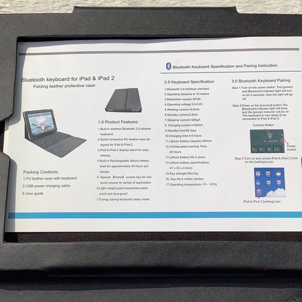 iPad Bluetooth Keyboard